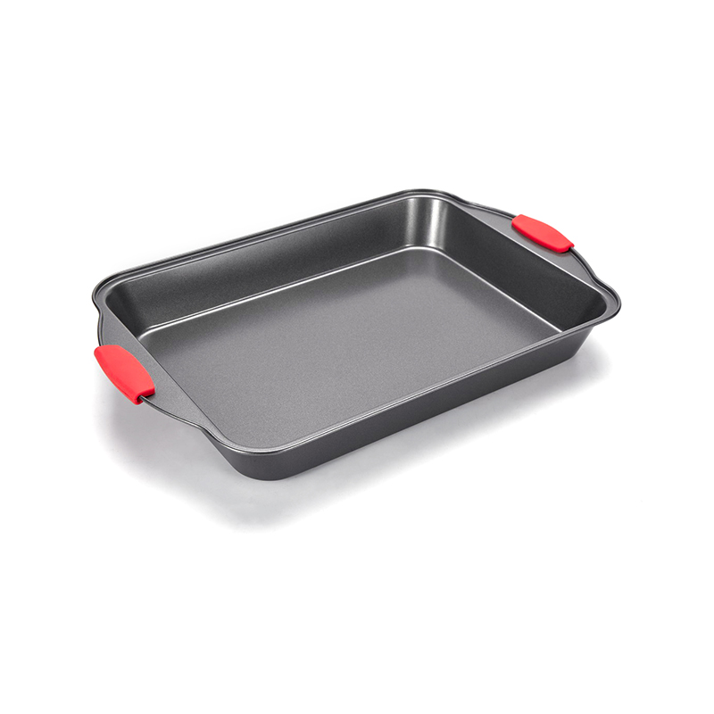 CH-4RG4429 Molde rectangular antiadherente con asa de silicona
