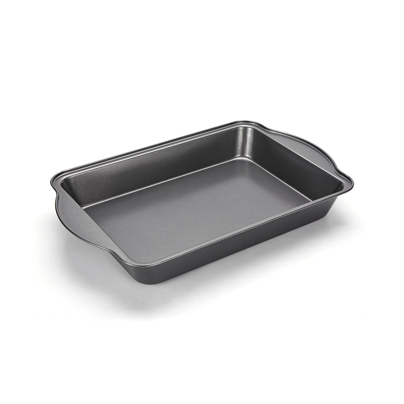 Bandeja rectangular antiadherente para hornear tortas