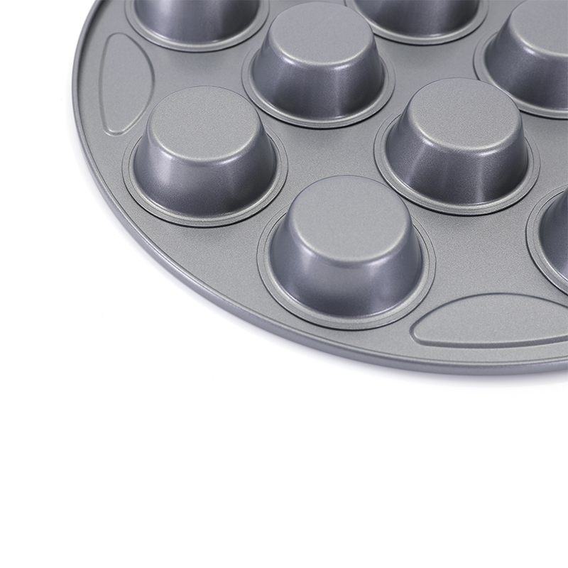 Molde para magdalenas y cupcakes de 12 cavidades