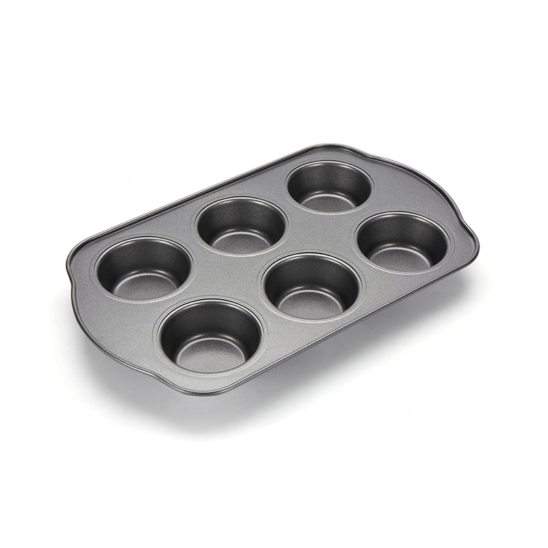 Molde para cupcakes y magdalenas de 6 cavidades