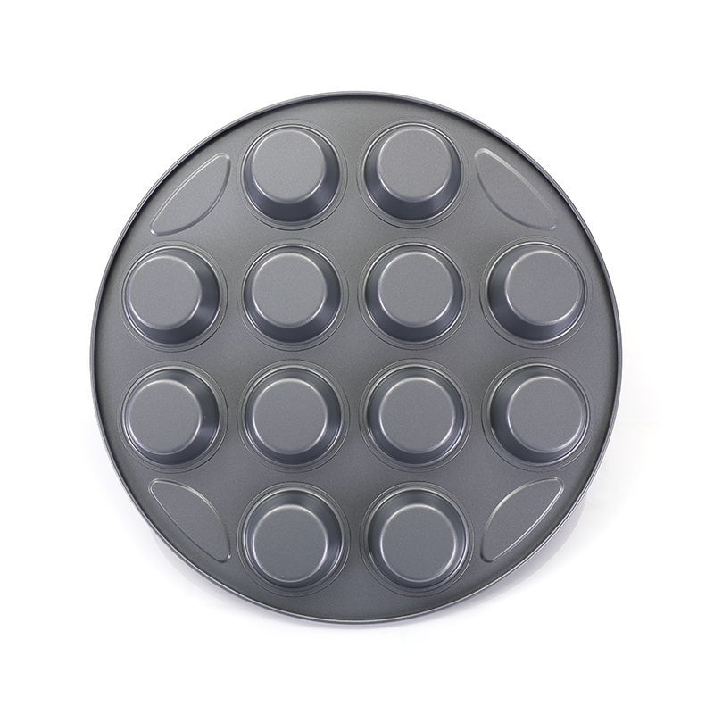 Molde para magdalenas y cupcakes de 12 cavidades
