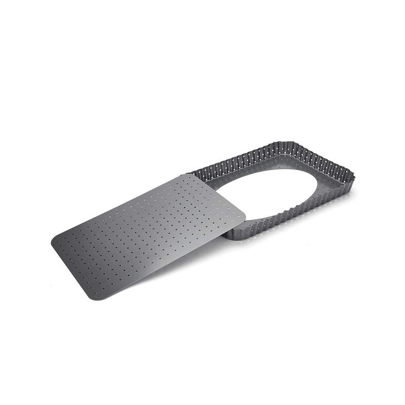 CH-T3121K Molde perforado rectangular para tartaleta con base suelta