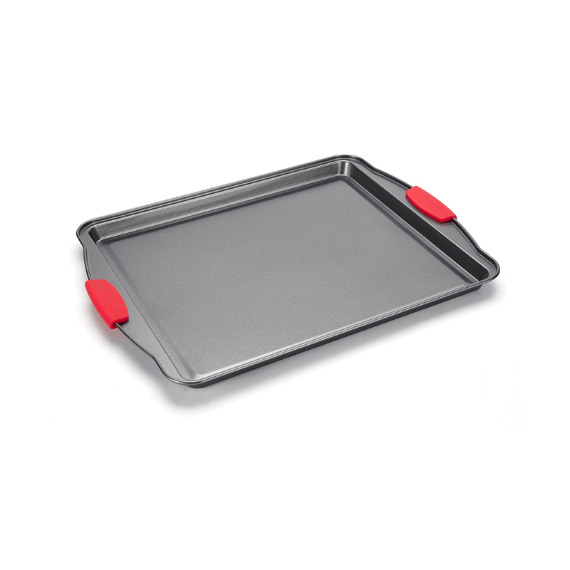 CH-4RG3825 Bandeja para galletas antiadherente con asas de silicona