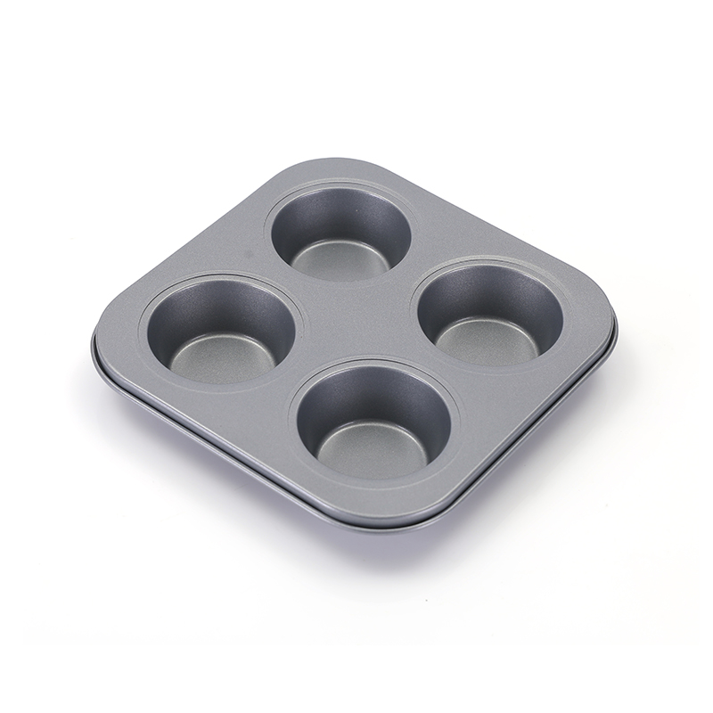 Molde para hornear cupcakes de 4 cavidades