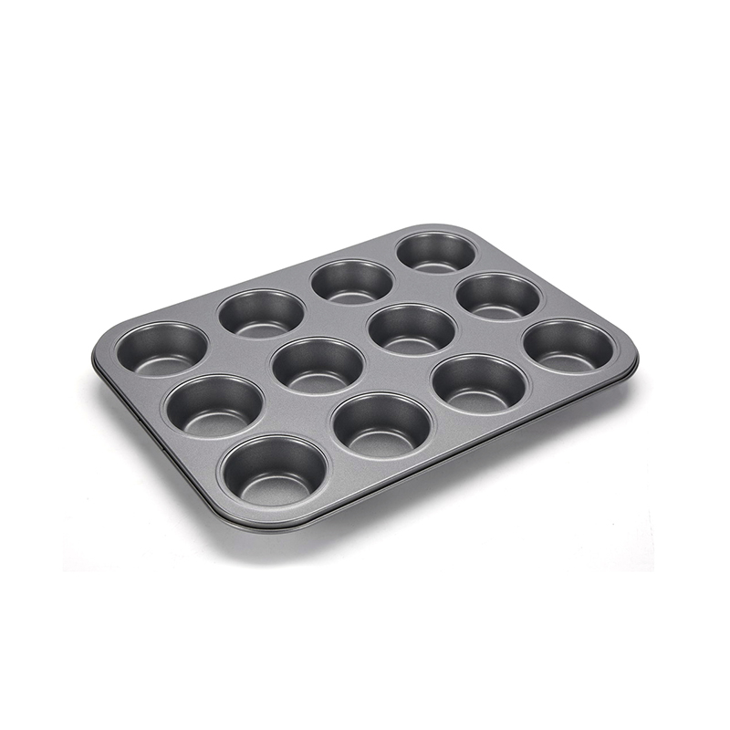 CH-B002 Molde antiadherente para magdalenas de 12 cavidades