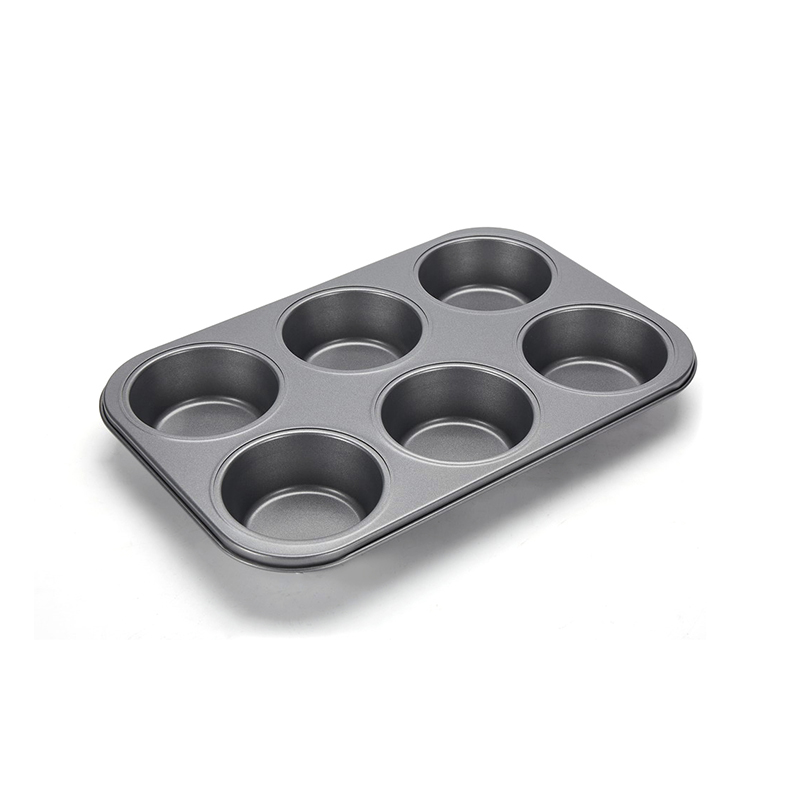 CH-B003 Molde para hornear cupcakes de 6 cavidades